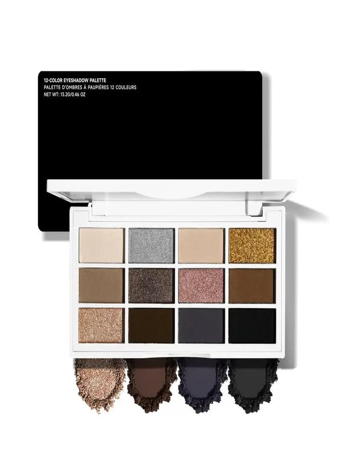 UOCK 12 Color Luxury Eyeshadow Palette, Matte Shimmer Eyeshadow Makeup Palette, Eyeshadow Contour Palette. Easy To Blend And Long-lasting, Suitable For Professional Makeup For Women. (02#) - Image 1